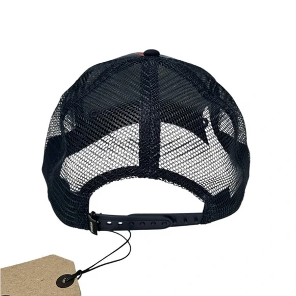 Prana Trucker Hat Adjustable Snapback Unisex Mesh festival hiking casual navy - Picture 2 of 4